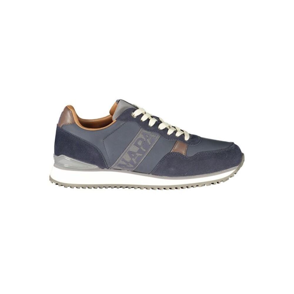 Napapijri Blue Polyester Men's Men's Sneaker